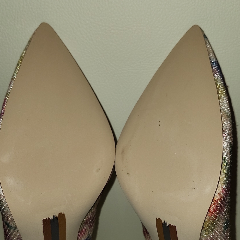 New - Sam Edelman "Hazel" Floral Sequin Heels - Picture 10 of 13